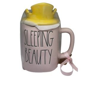Rae Dunn Disney Sleeping Beauty Mug with Topper NWT